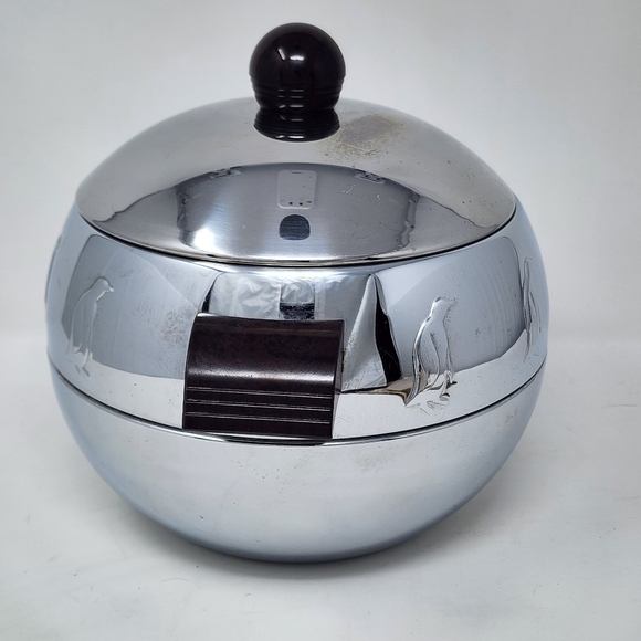 Vintage West Bend Penguin Hot & Cold Server Ice Bucket - Picture 4 of 12